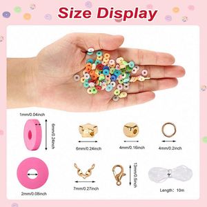 5000 Pcs <b>Clay</b> <b>Bead</b> <b>Set</b> 24 Colors DIY Craft Jewelry Making Bracelet Kit with Custom Logo USA Mairun Brand - Product Image 3