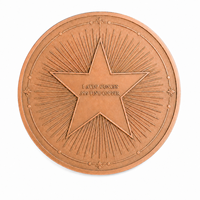 Moneda Conmemorativa de Cobre Puro 999 de 1oz con Patrón de Nebulosa Estrellada Púrpura Intenso Personalizada, Regalo para Entusiastas del Espacio