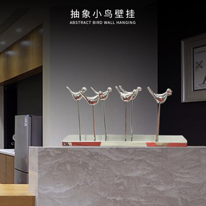Stainless Steel Bird Sculpture 900x150x450mm <b>Mirror</b> Finish <b>Square</b> Decorative Art For Home And Hotel Projects - Product Image 5