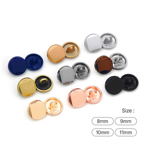 Mini maglia in lega di zinco blazer Coart smoking Custom in metallo abbigliamento cucito gambo 8mm 9mm 10mm 11mm piccolo pulsante per i vestiti - Product Image 5
