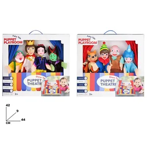 Ensemble de marionnettes de conte de fées pour théâtre de marionnettes, 42x44x9cm, pour enfants de 3 ans et plus - Product Image 1