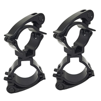 Pince d'éclairage de scène robuste 220lbs en alliage d'aluminium, crochet en O pour truss, pour projecteur PAR à tête mobile DJ, compatible avec tube de 48-51mm de diamètre extérieur