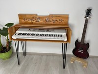 Support de piano industriel en bois massif Grande table en bois Clavier de piano numérique Bureau de studio personnalisé Support à 61/88 touches