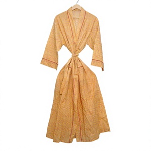 Kimono de Algodón Hecho a Mano en India de Alta Calidad para Mujer, Estilo Boho, Suave al Tacto, Diseño de Lujo Estampado a Mano, Ideal para Primavera y Verano en la Playa - Product Image 1