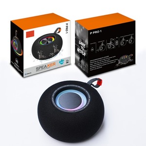 ลำโพง P PRO1 ขายดีข้ามพรมแดน สำหรับใช้งานกลางแจ้ง กันน้ำ พกพาสะดวก ขนาดเล็ก ใช้ในบ้านได้ มีช่องใส่การ์ด ซับวูฟเฟอร์ RGB แบตเตอรี่ใช้งานได้นาน - Product Image 1