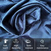 Promotion Großhandel Blau 90x90x55cm Lazy Sofa Riesige weiche Wohnzimmer Boden Sitzsack