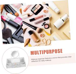 กล่องเก็บเครื่องสำอางทรงกลมสีขาวหรูหราอเนกประสงค์สไตล์นอร์ดิกพร้อมหูจับ ขายส่ง - Product Image 6