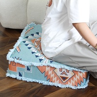 Coussin de chaise tapisserie bohème personnalisé rapide, housse de coussin de canapé style marocain, housse de coussin pour canapé et chaise de salle à manger