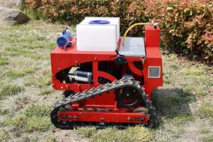Machine à Tondre l'Herbe Agricole, Coupe-herbe Quadri-roues Remorquable, Débroussailleuse à Flails, Moteur à Essence 15Hp, Coupe-herbe de Jardin - Product Image 5