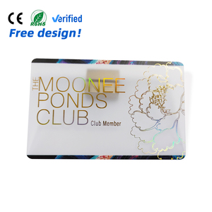 Tarjeta Magnética Personalizada con Impresión Offset, Estampado en Caliente y Laminación <span class=keywords><strong>de</strong></span> Película, Diseño Transparente, Material Plástico PVC - Product Image 1