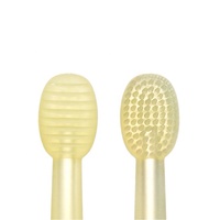 Racloir de langue grattoir brosse à dents souple Silicone bébé brosse à dents Premium bébé brosses à dents manuelles ensemble