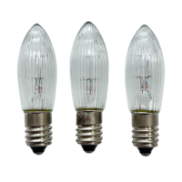 E10 C6 23V3W, 34V3W Weihnachtslichtbirnen für Schwedische Kerzenbögen