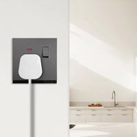 Interruptor de Pared con Panel Acrílico para PC BAOBEN UK, Enchufes y Tomas de Corriente de Alta Calidad para Electrodomésticos