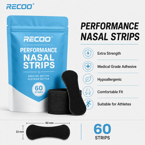 Strisce Nasali Atletiche Personalizzate Extra Forti per Rimozione Indolore del Respiro Ostruito, per Prestazioni Sportive, Dilatatore Nasale a Forte Adesione - Product Image 5