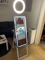ANGE Photomaton cabine photo miroir photomaton miroir magique avec imprimante écran tactile selfie