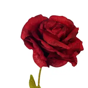 Hot Selling Kunstbloem Rose Pe Grote Schuimbloemen Voor Bruiloft Raam Decor Gigantische Weg Leidende Bloemen