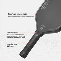 Le même modèle que le GEN3, avec un noyau en fibre de carbone T700, raquette de pickleball personnalisée en usine, mise à niveau vers Core2.0