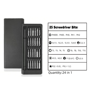 Chuyên Nghiệp 25-In-1 Từ Tuốc Nơ Vít Set Độ Chính Xác Bits Đối Với Điện Thoại/Sửa Chữa Máy Tính Nhôm Xử Lý DIY OEM Dịch Vụ - Product Image 2
