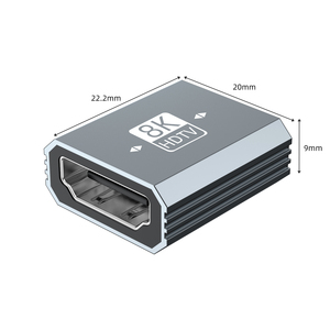 Hot bán hợp kim nhôm cao cấp 8K <span class=keywords><strong>HDMI</strong></span> kết nối nữ <span class=keywords><strong>HDMI</strong></span> để nữ <span class=keywords><strong>HDMI</strong></span> Adapter - Product Image 6