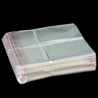 Vente en gros de sacs d'emballage transparents en plastique poly Opp auto-scellants de haute qualité personnalisés sac de chemise transparent pour vêtement