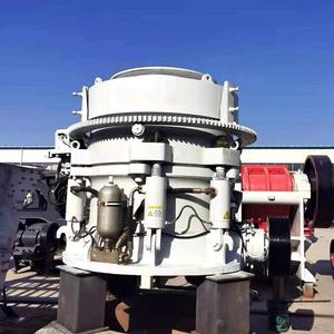 Concasseur de pierres et de roches hydraulique à cône multicylindre à moteur AC haute performance, capacité de 175-320 t/h pour la construction - Product Image 1