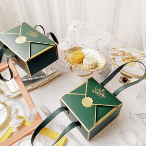 Wholesale Custom Biscuits Eco Friendly Packaging Cookie Box With Handle