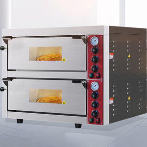 Horno de <span class=keywords><strong>Pizza</strong></span> eléctrico de alta potencia, máquina de hornear de 500 grados, Industrial, comercial, a la venta, de operación Sim - Product Image 2