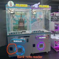 Máquina de grúa de garras operada con monedas para muñecas, máquina expendedora de premios y juguetes, máquina de juego de regalos, venta al por mayor de fábrica