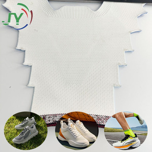<span class=keywords><strong>Zapato</strong></span> personalizado de punto con mosca, parte superior semiacabada, malla de poliéster transpirable para mujer, plano, sin cordones, informal, deportivo, empeine - Product Image 1