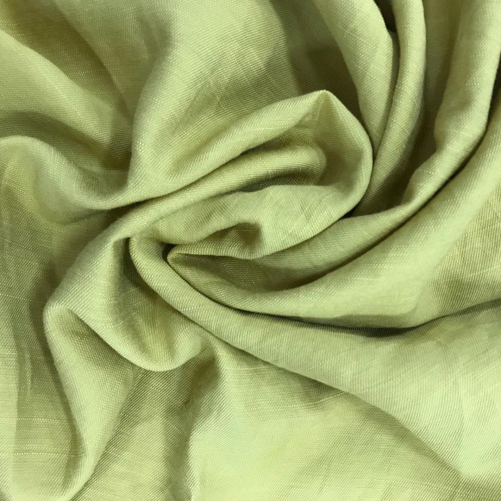Высококачественный тканевый материал зеленого цвета для одежды и брюк для женщин и девочек