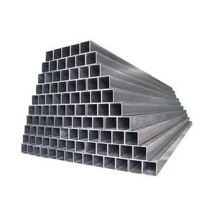 High Quality 40X40 Pre Galvanized Q235 BS1387 Square Rectangular Galvanized Steel Pipe