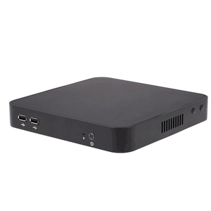 Mini ITX Quạt làm mát Intel 4th ~ 11th Gen máy tính công nghiệp trắng đen nhỏ Mini PC cho <span class=keywords><strong>Windows</strong></span> 11 10 Linux - Product Image 4