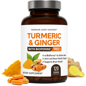 Suplemento Nutricional Natural para el Soporte de las Articulaciones con Extracto de Cúrcuma, Proporciona Energía, Cápsulas de Curcumina de Cúrcuma - Product Image 1