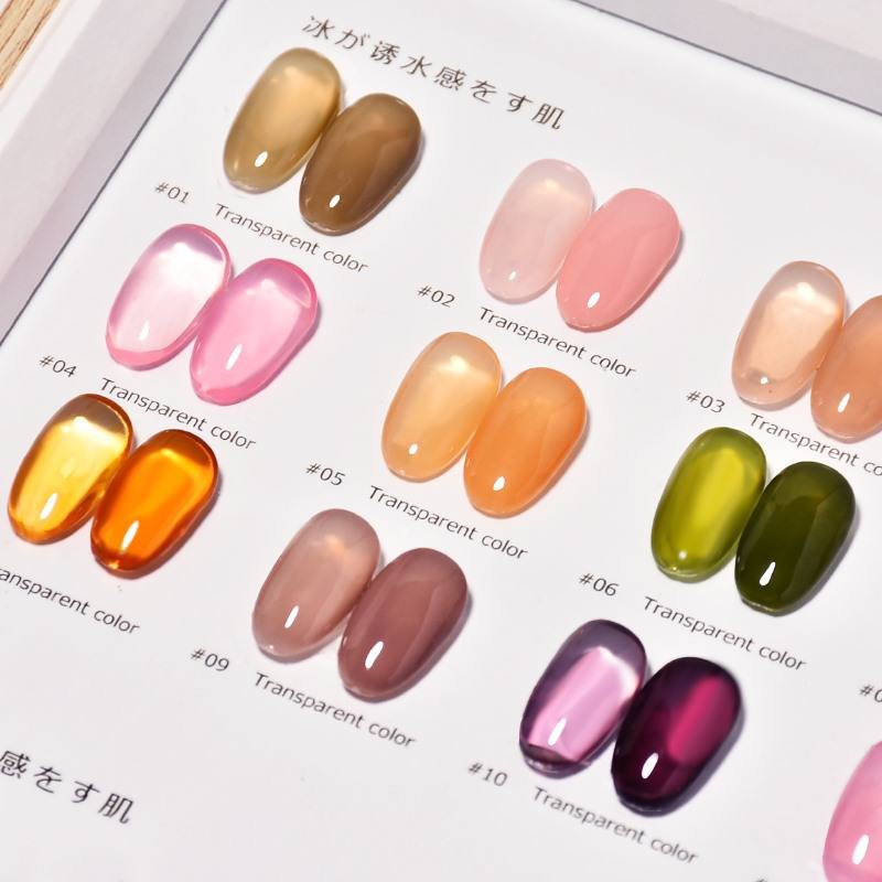 2021 Summer 36 Colors Soak off Gel Painting Nail Art For Nail Designs Jelly Beauty LED lamp Nude Nail Polish UV Gel