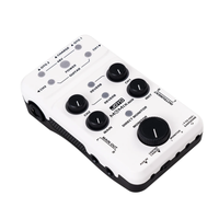 JOYO MOMIX PRO Mixeur audio stéréo pour diffusion en direct, synchronisation audio-vidéo, carte son portable, enregistrement de guitare, microphone, clavier
