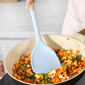 أواني طهي زرقاء مانجيا غير لاصقة أدوات سيليكون مقاوم للحرارة مع حامل كوسينا - Product Image 3