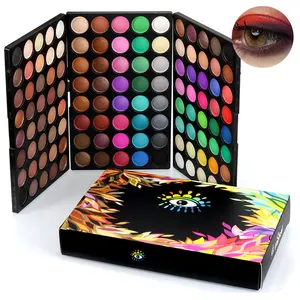 High Quality Highly Pigmented Makeup Color 120 Eyeshadow Palette