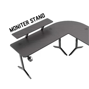 <span class=keywords><strong>Escritorio</strong></span> <span class=keywords><strong>Gamer</strong></span> Ergonómico Negro, Ajustable, Duradero, de Madera, en Forma de L, para el Hogar, Venta al por Mayor en Foshan - Product Image 4