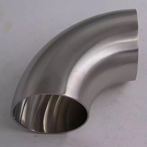 Acier inoxydable 304/316 Acier au carbone 20 #   Raccord de tuyauterie à basse pression soudé A105 poli miroir à 30, 45, 90 et 180 degrés - Product Image 5