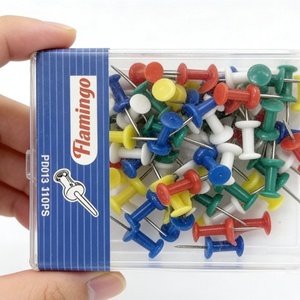 Precio de fábrica, ¡Gran oferta! Chinchetas de colores, clavijas de papelería para oficina, fotos, etiquetas, tableros y mapas. - Product Image 3