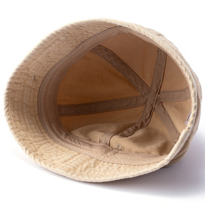 Women's Bucket <b>Hat</b> <b>Khaki</b> Cotton Canvas Sun Protection Foldable Summer Spring Autumn Fisherman <b>Hat</b> - Product Image 2