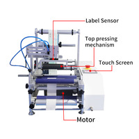 Machine d'étiquetage semi-automatique Orshang de haute qualité pour bouteilles rondes en verre et petits tubes – Étiqueteuse pour bouteilles d'eau
