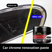 Pâte de rénovation chromée Astree, décapant de rouille, restauration de l'oxydation, polissage de l'éclat des métaux, multi-usages, pour emblèmes et garnitures de voiture