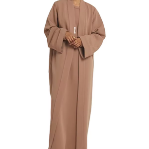 नए फैशन नरम कपड़े वाली महिलाएं मुस्लिम महिलाओं के लिए खिमोनो के साथ जरूरी कपड़े - Product Image 1