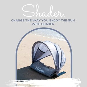 Shader Personal Beach Sun Shade - Mini Pop Up Shelter Ô Dù-Di Động Và Có Thể Điều Chỉnh-SPF 45 +, Phản Chiếu UV - Product Image 2
