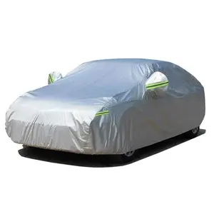 Großhandel kundenspezifisch 170 T Polyester Autoabdeckung UV-Schutz langlebig und wasserdicht für den Außeneinsatz