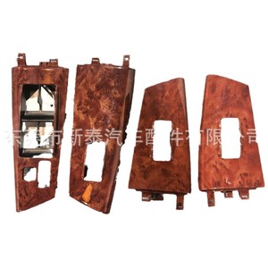 Toyota Corolla <b>Window</b> Regulator Switch <b>Panel</b> 74232-12380 Peach Wood ABS Dash Frame 2001-2007 - Product Image 4