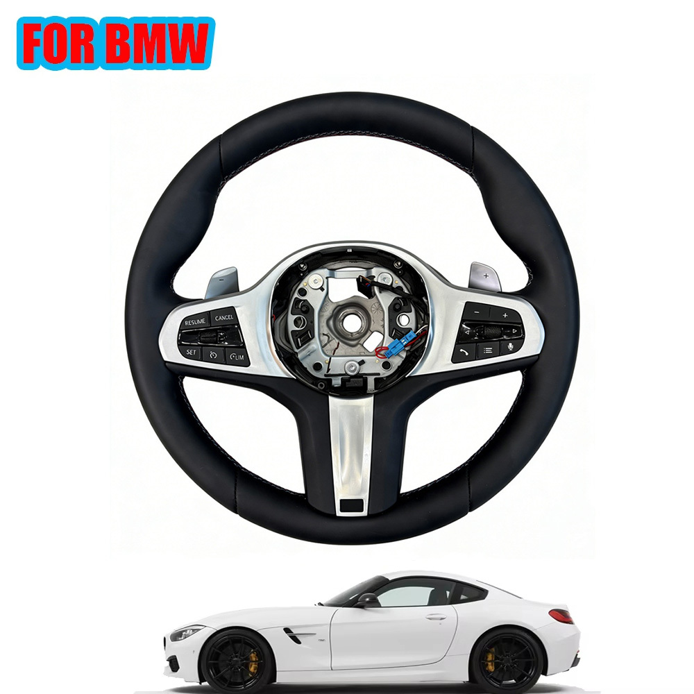 Anti Slip Leather Car Steering Wheel (BMW Fitment), photo 6