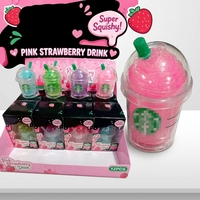 CHX Dream Drop Maltose Squishy Coffee Mug Squeeze Toy Glitter TPR Decompression Fidget Toys Squishy Dumpling Squichy Juguetes