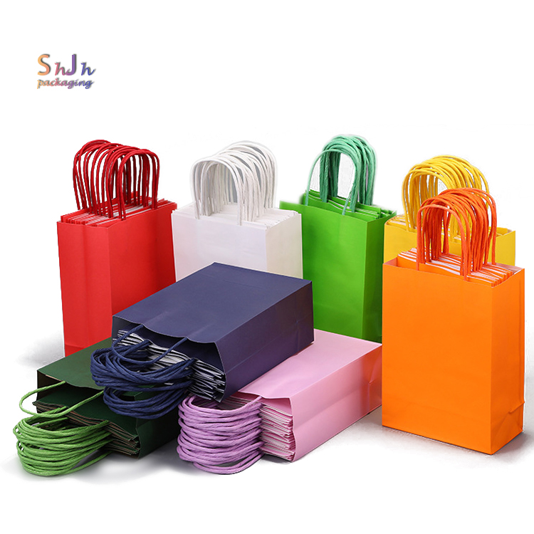 Luxury Paper Carrier Kraft Bags With Your Own Logo High Quality Customized Craft Paper PDF Custom Desgin Packaging Bag Accept